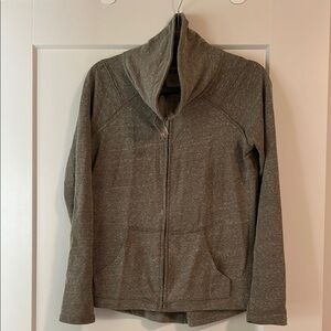 Volcom Women's Heather Grey Cardigan Sweater